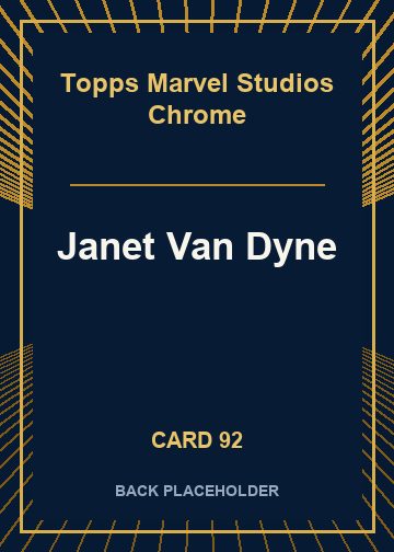 Janet Van Dyne back card image