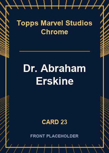 Dr. Abraham Erskine card thumbnail