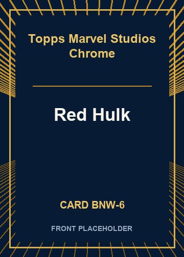 Red Hulk card thumbnail