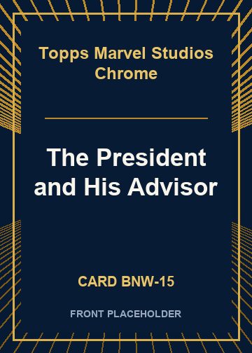 The President and His Advisor card thumbnail
