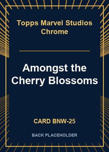 Amongst the Cherry Blossoms back card image