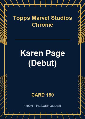 Karen Page (Debut) card thumbnail