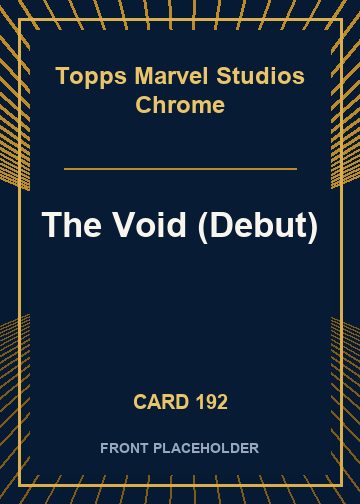 The Void (Debut) card thumbnail