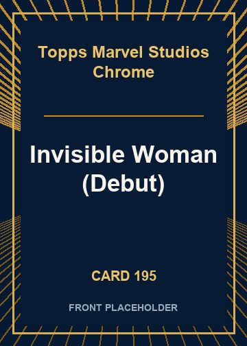 Invisible Woman (Debut) card thumbnail