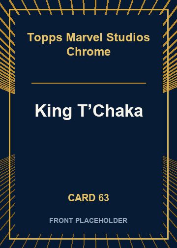King T’Chaka card thumbnail