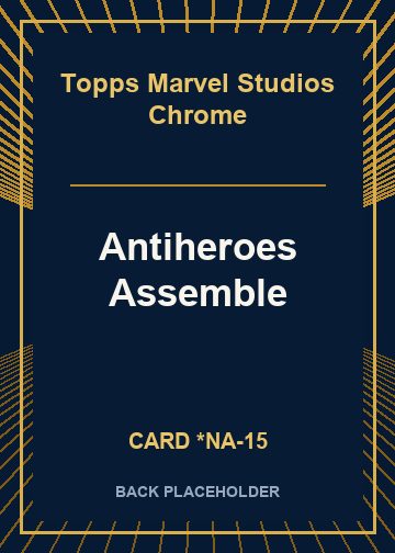Antiheroes Assemble back card image