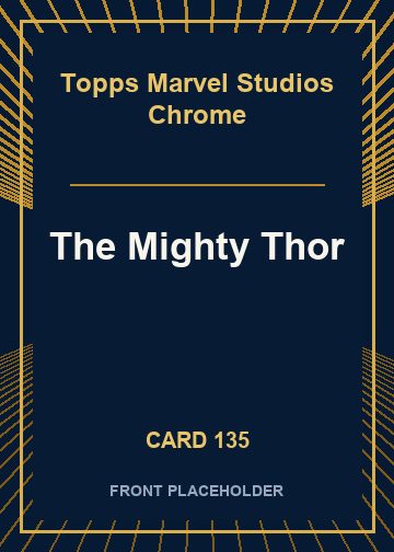 The Mighty Thor card thumbnail