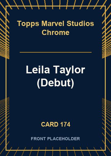 Leila Taylor (Debut) card thumbnail