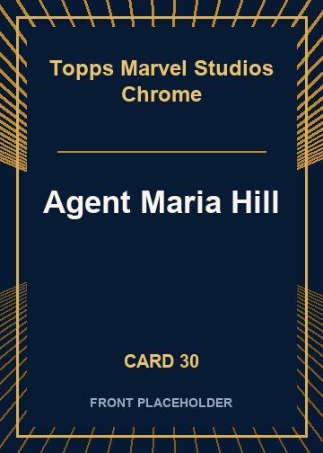 Agent Maria Hill card thumbnail