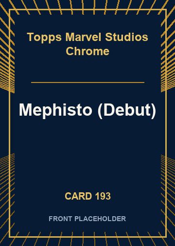 Mephisto (Debut) card thumbnail
