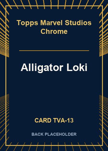 Alligator Loki back card image