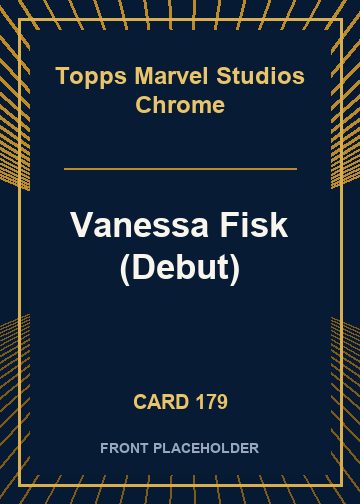 Vanessa Fisk (Debut) card thumbnail