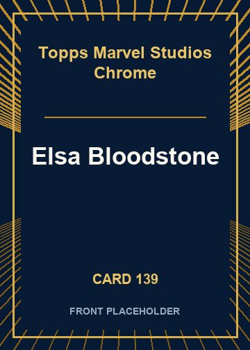 Elsa Bloodstone card thumbnail