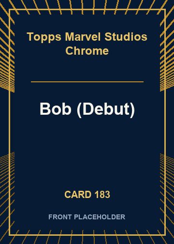 Bob (Debut) card thumbnail