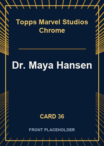 Dr. Maya Hansen card thumbnail