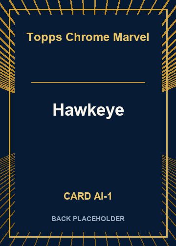Hawkeye back card image