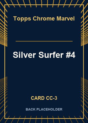 Silver Surfer #4 back card image