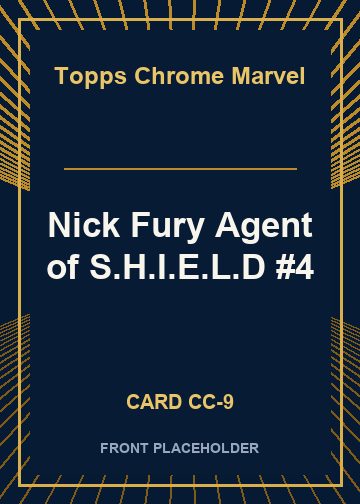 Nick Fury Agent of S.H.I.E.L.D #4 card thumbnail