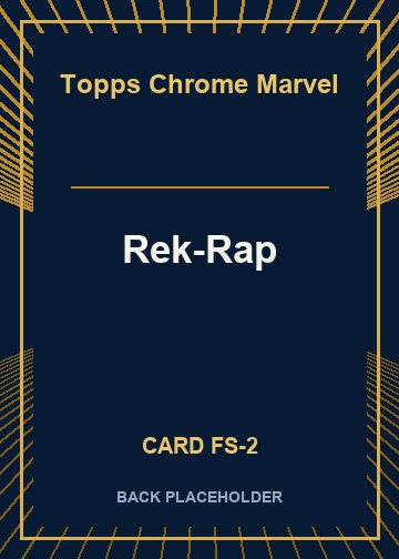Rek-Rap back card image