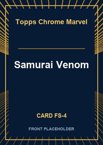 Samurai Venom card thumbnail