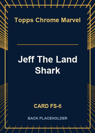 Jeff The Land Shark back card image
