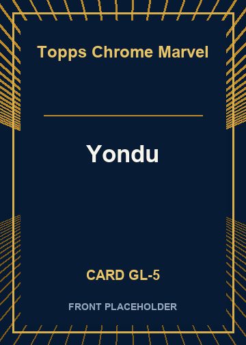Yondu front card image
