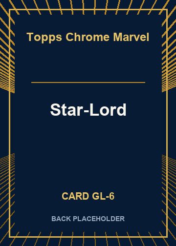 Star-Lord back card image