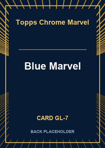Blue Marvel back card image