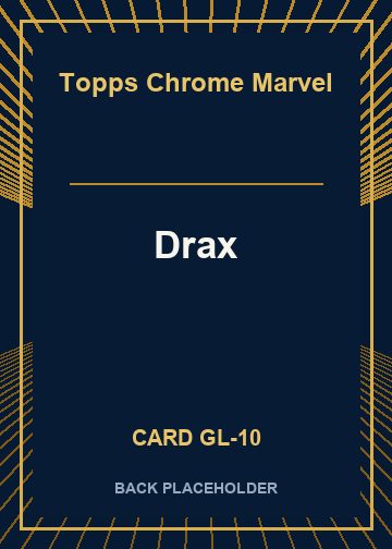 Drax back card image