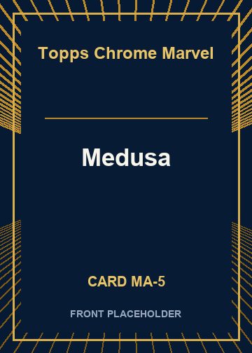Medusa front card image