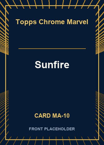 Sunfire front card image