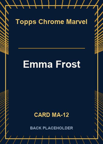 Emma Frost back card image