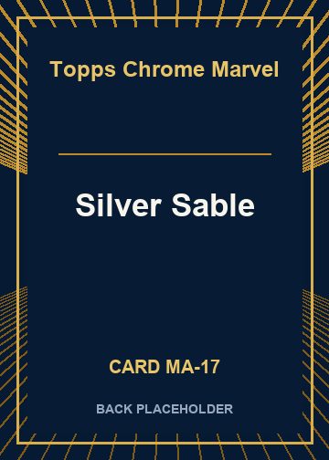Silver Sable back card image