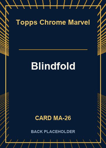 Blindfold back card image