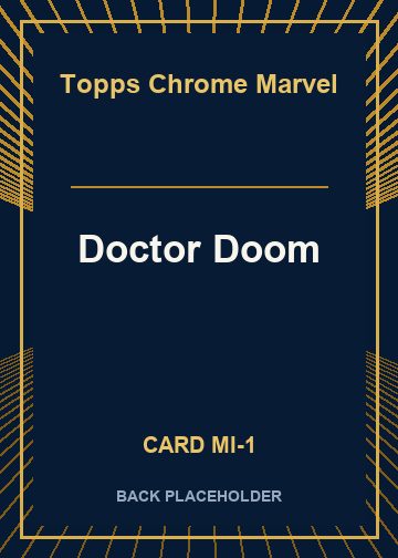 Doctor Doom back card image