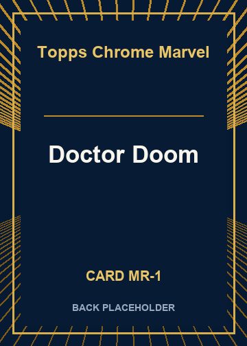 Doctor Doom back card image
