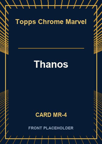 Thanos front card image