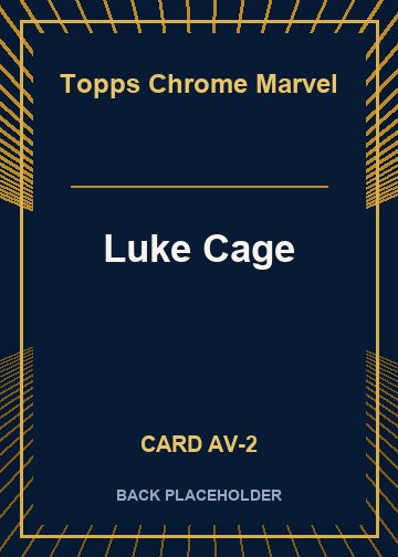 Luke Cage back card image