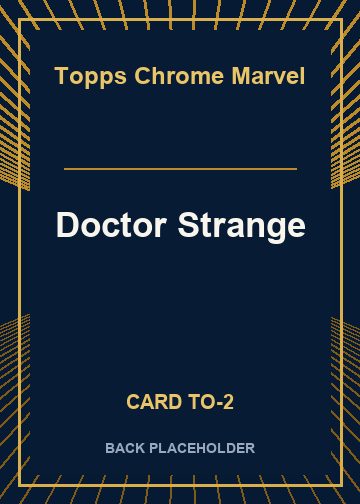 Doctor Strange back card image