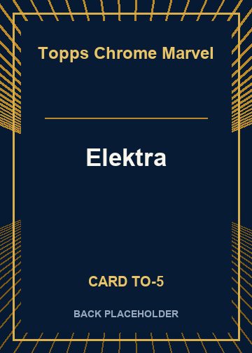 Elektra back card image