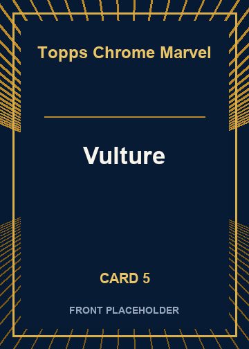 Vulture front artwork