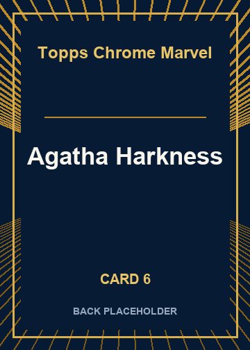 Agatha Harkness back artwork