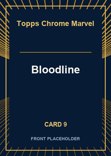 Bloodline front artwork