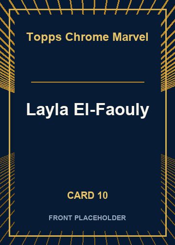 Layla El-Faouly front artwork