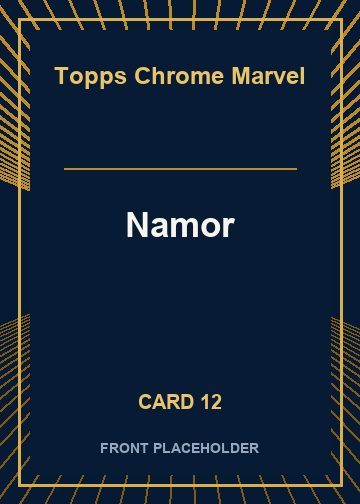 Namor front artwork