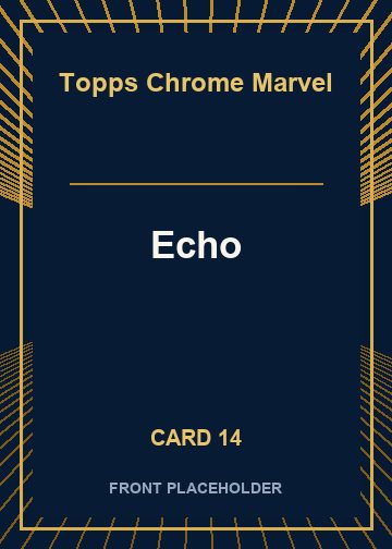 Echo front artwork