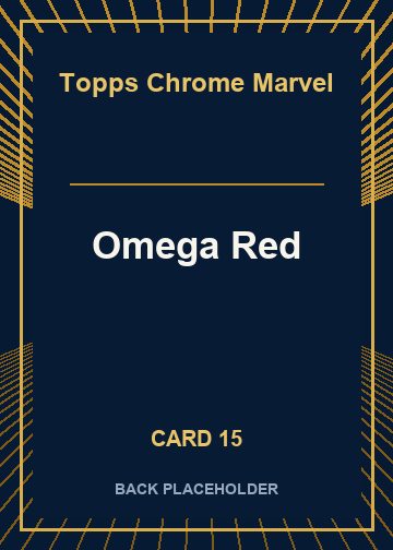 Omega Red back artwork