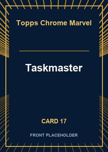 Taskmaster front artwork