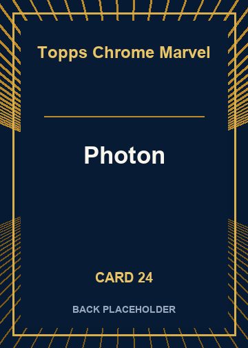 Photon back artwork