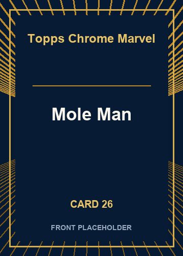 Mole Man front artwork